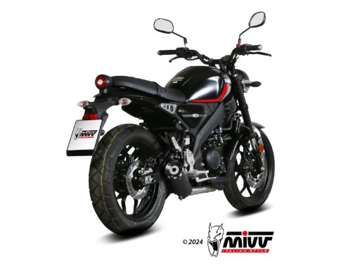 MIVV Y.075 YAMAHA XSR 125 (2022 -) Full System Exhaust "HR-1" (ALUMINIUM BACKPLATE; approved) – Accessories in the 2WheelsHero Motorcycle Aftermarket Accessories and Parts Online Shop