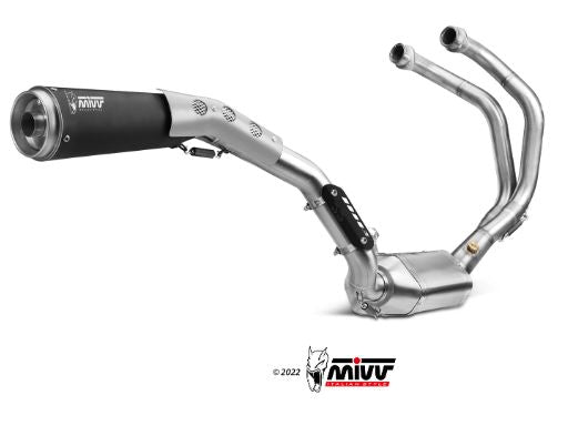 MIVV Y.052 YAMAHA XSR 700 (2016 - 2020) Full System high Exhaust "GHIBLI" (Black; approved) – Accessories in the 2WheelsHero Motorcycle Aftermarket Accessories and Parts Online Shop