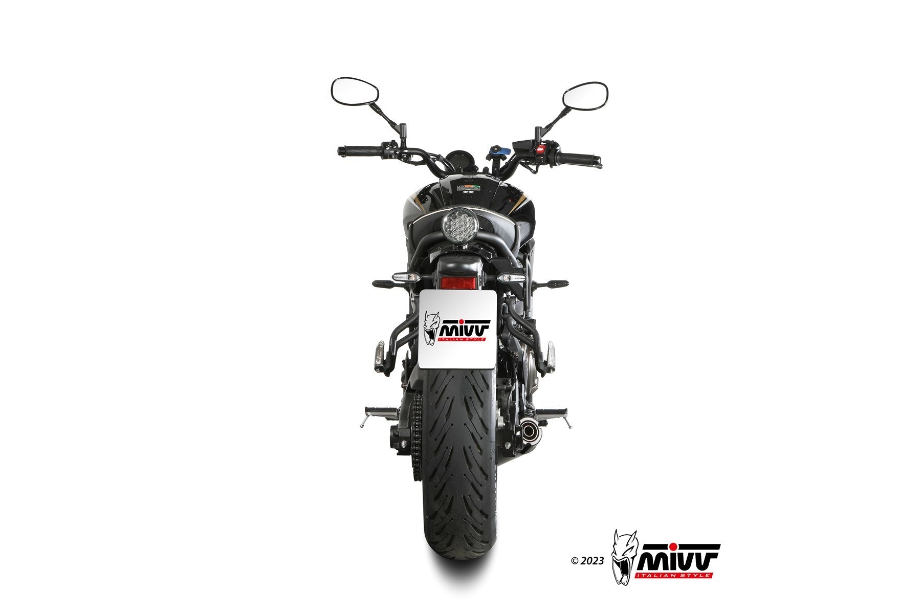 MIVV Y.077 YAMAHA XSR 700 (2021 - ) Full System Exhaust "HR-1" (LONG CARBON BACKPLATE; approved) – Accessories in the 2WheelsHero Motorcycle Aftermarket Accessories and Parts Online Shop