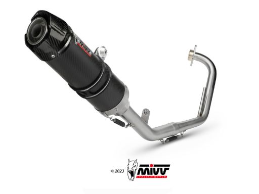MIVV Y.030 YAMAHA YZF R125 (2008 - 2013) Full System Exhaust "GP" (Black + Carbon Cap; approved) – Accessories in the 2WheelsHero Motorcycle Aftermarket Accessories and Parts Online Shop