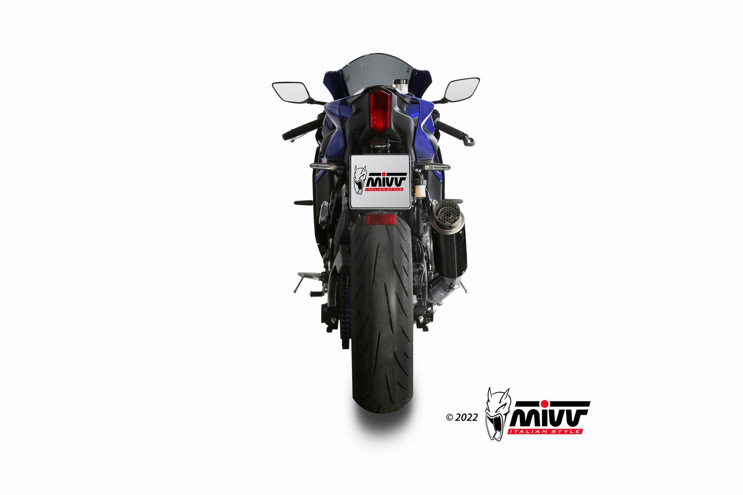 MIVV Y.071 YAMAHA R7 (2022 -) Full System High Exhaust "GP Pro" (Carbon; approved) – Accessories in the 2WheelsHero Motorcycle Aftermarket Accessories and Parts Online Shop