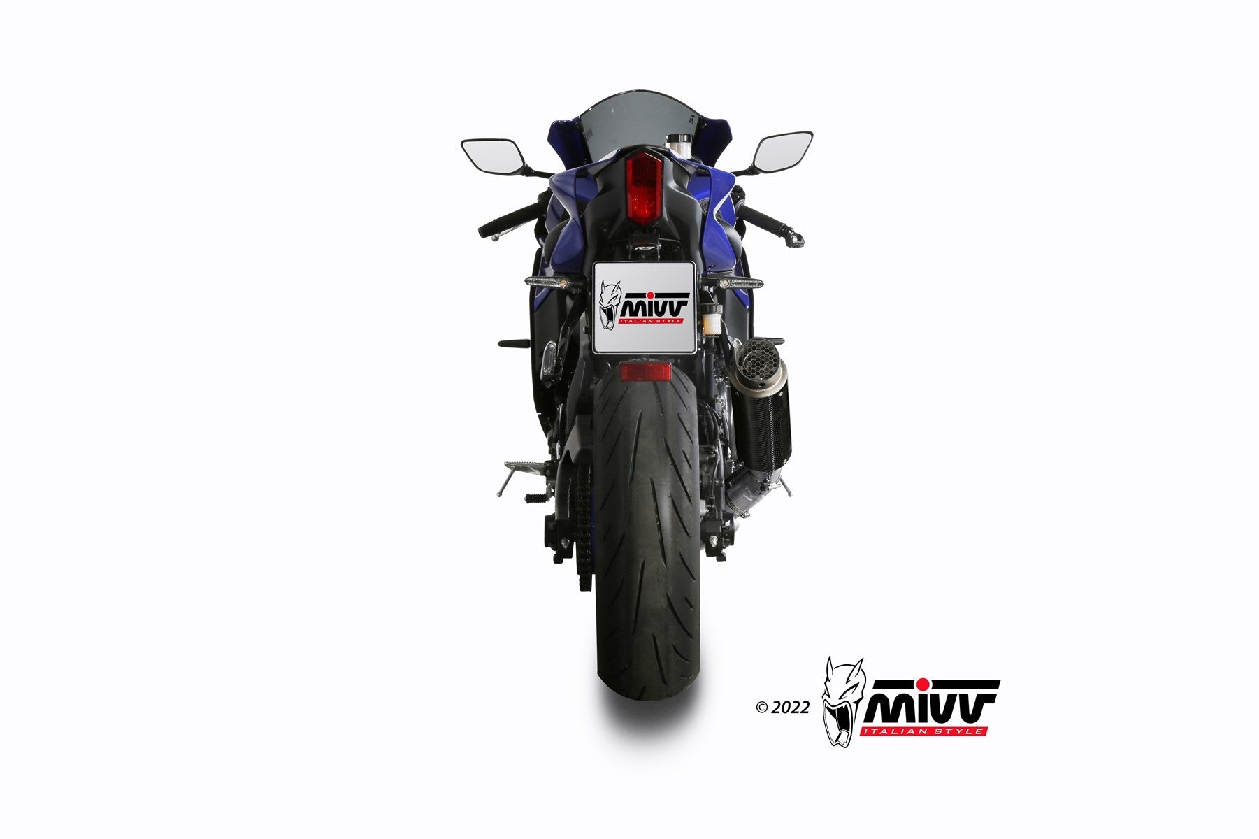 MIVV Y.071 YAMAHA R7 (2022 -) Full System High Exhaust "GP Pro" (Carbon; approved) – Accessories in the 2WheelsHero Motorcycle Aftermarket Accessories and Parts Online Shop