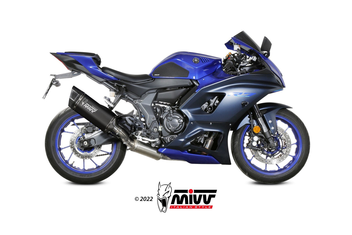 MIVV Y.071 YAMAHA R7 (2022 -) Full System Exhaust "SR-1" (Black Titanium; approved) – Accessories in the 2WheelsHero Motorcycle Aftermarket Accessories and Parts Online Shop