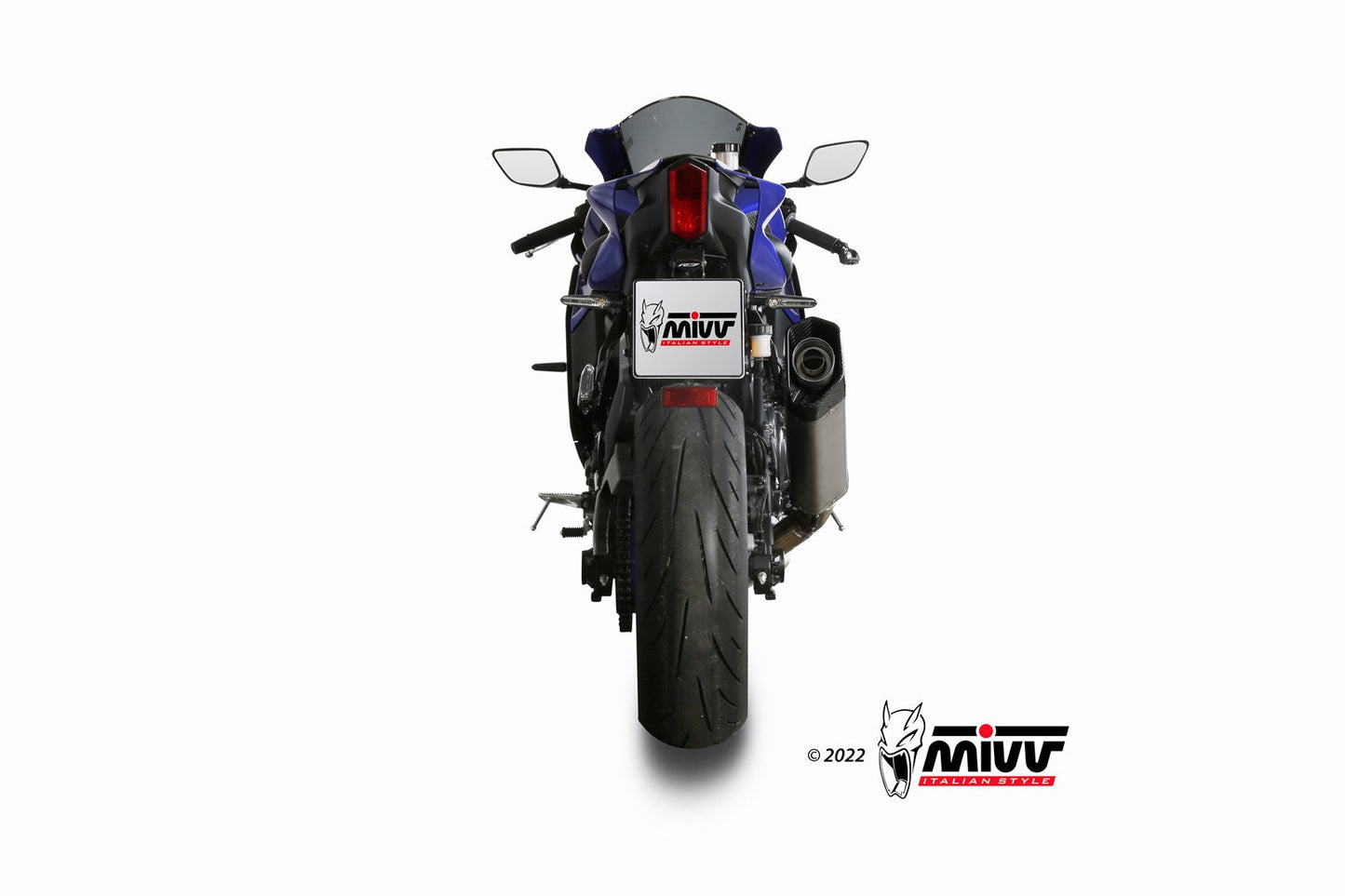 MIVV Y.071 YAMAHA R7 (2022 -) Full System high Exhaust "SR-1" (Black Titanium; approved) – Accessories in the 2WheelsHero Motorcycle Aftermarket Accessories and Parts Online Shop