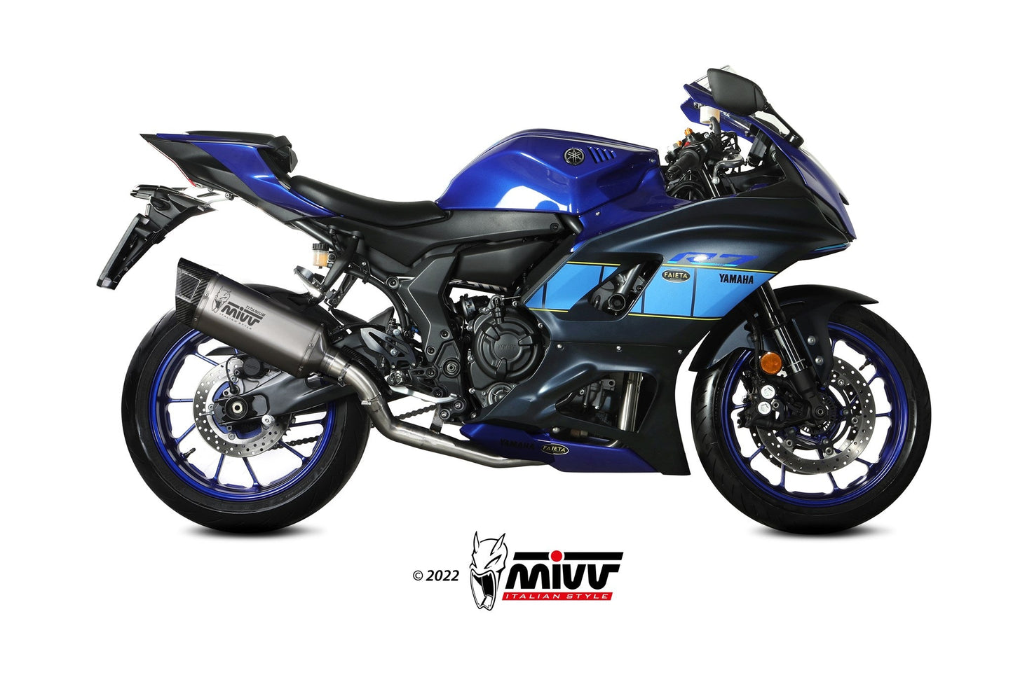MIVV X.YA.0012 YAMAHA R7 (2022 -) Full System High Exhaust "Full System" (Stainless Steel; approved) – Accessories in the 2WheelsHero Motorcycle Aftermarket Accessories and Parts Online Shop
