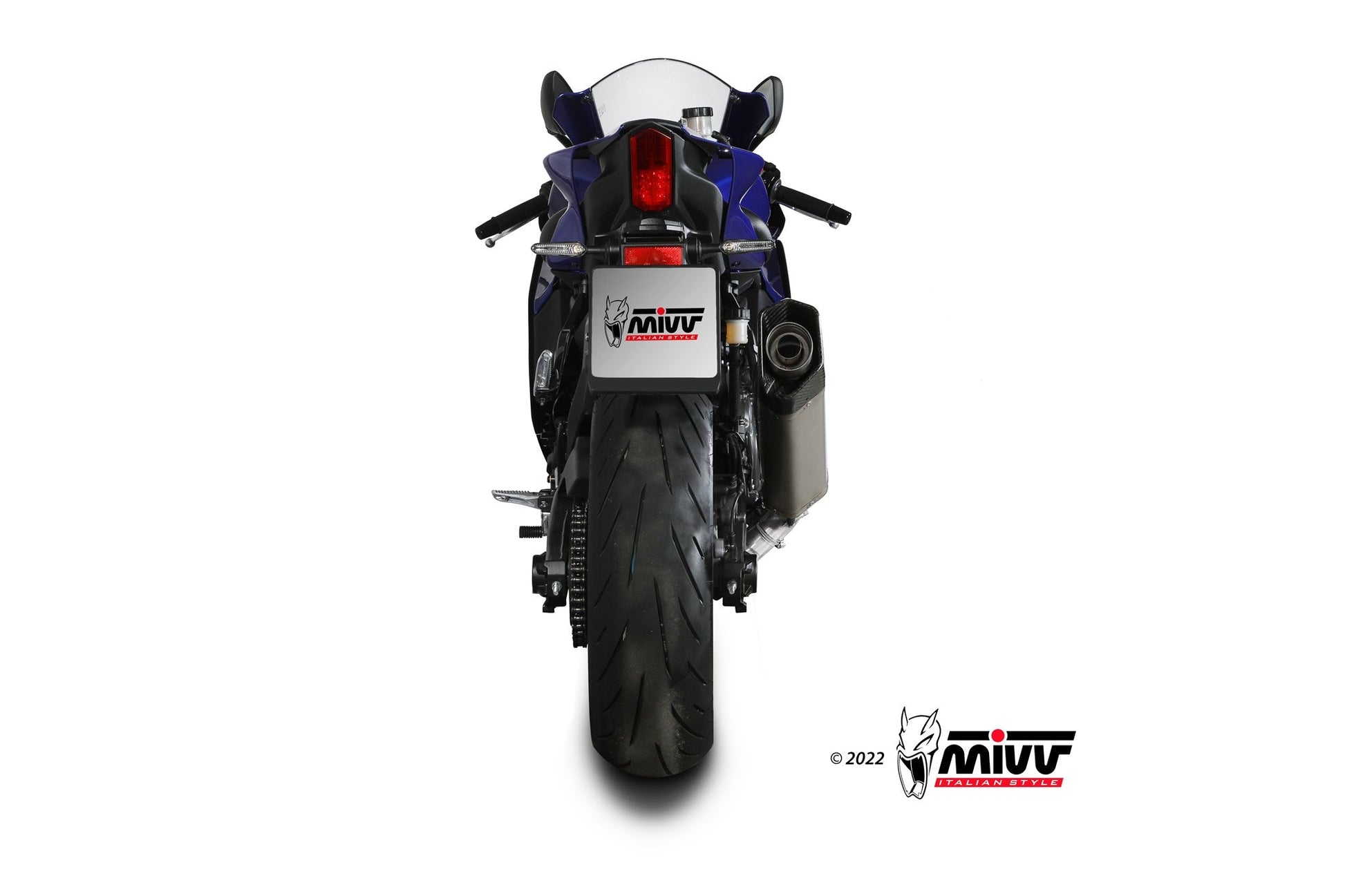 MIVV X.YA.0012 YAMAHA R7 (2022 -) Full System High Exhaust "Full System" (Stainless Steel; approved) – Accessories in the 2WheelsHero Motorcycle Aftermarket Accessories and Parts Online Shop