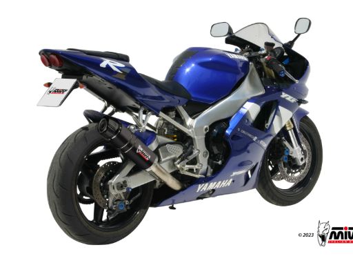 MIVV Y.001 YAMAHA YZF 1000 R1 (1998 - 2001) Slip-on Exhaust "GP" (Carbon + Carbon Cap; approved) – Accessories in the 2WheelsHero Motorcycle Aftermarket Accessories and Parts Online Shop