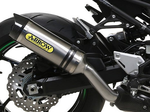 ARROW 71912PK Kawasaki Z900 (2020+) Titanium Slip-on Exhaust "Thunder" – Accessories in the 2WheelsHero Motorcycle Aftermarket Accessories and Parts Online Shop