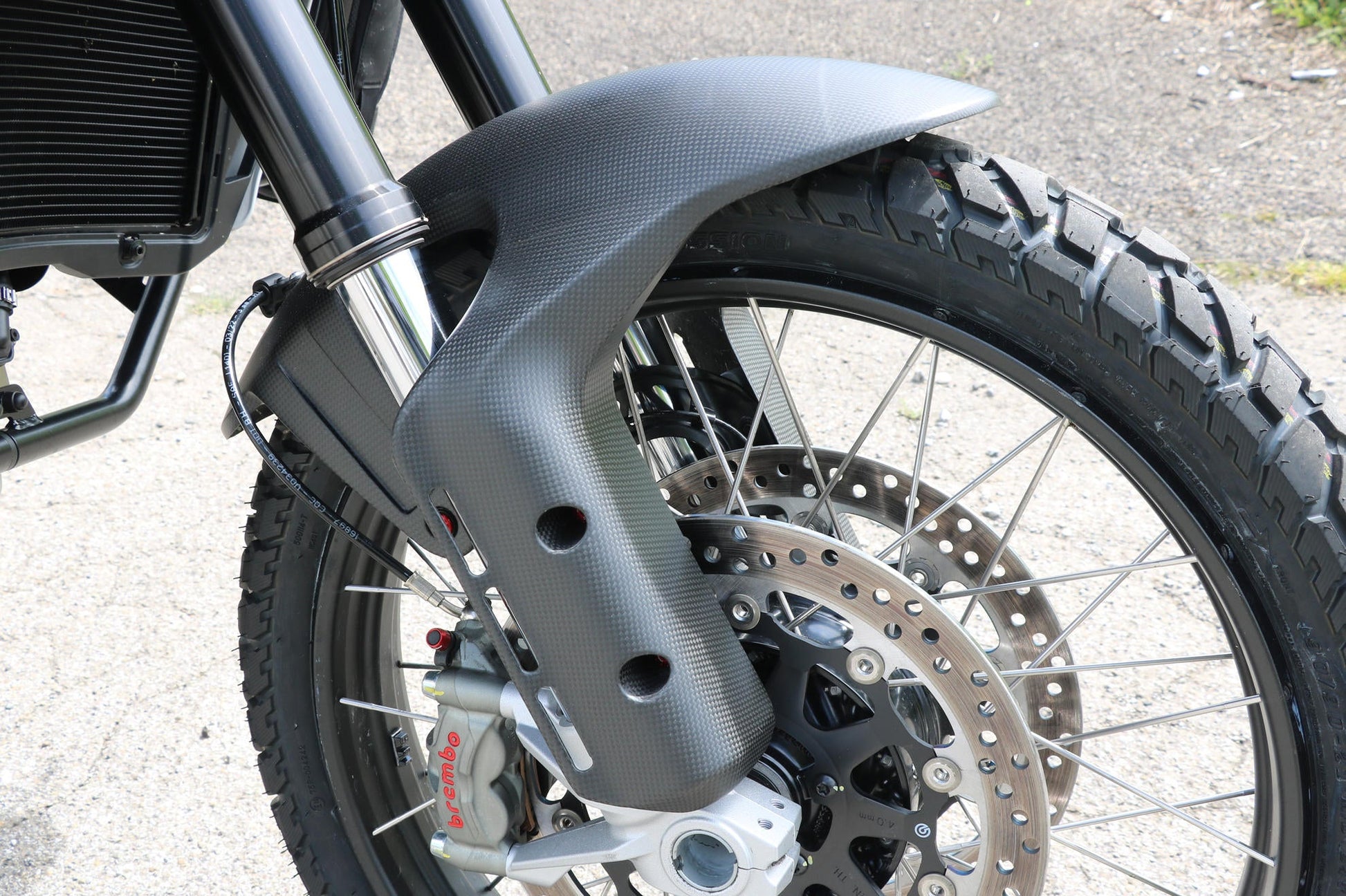 ZA240 - CNC RACING Ducati DesertX (2022+) Carbon Front Fender – Accessories in the Motodeal Motorcycle Aftermarket Accessories and Parts Online Shop