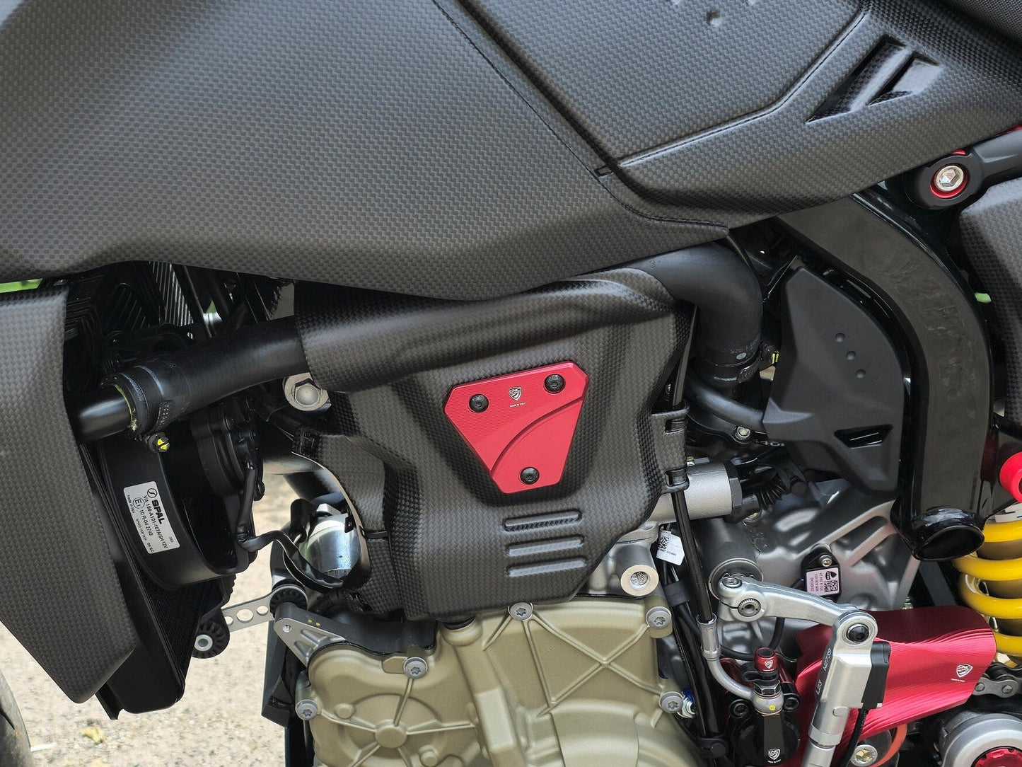 PR100 - CNC RACING Ducati Hypermotard 698 Mono (2024+) Engine Cover Protector (left) – Accessories in the Motodeal Motorcycle Aftermarket Accessories and Parts Online Shop