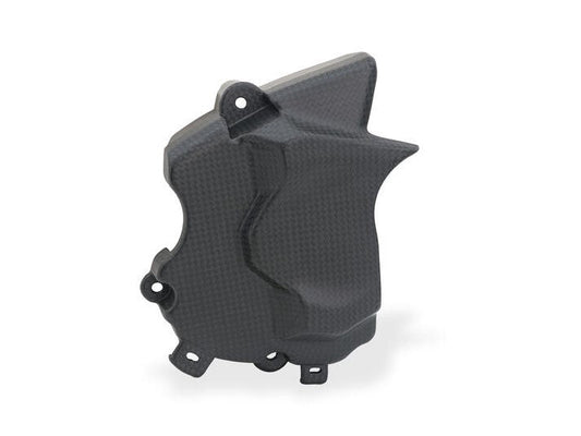 ZA281 - CNC RACING Ducati Hypermotard 698 Mono (2024+) Carbon Front Sprocket Cover – Accessories in the Motodeal Motorcycle Aftermarket Accessories and Parts Online Shop