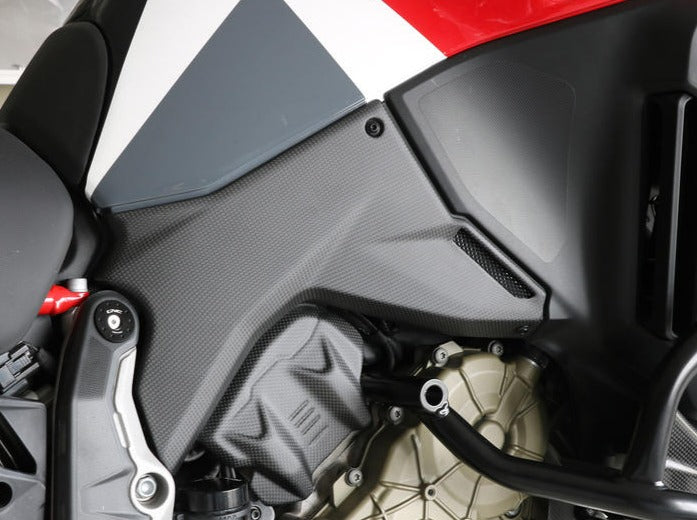 ZA361 - CNC RACING Ducati Multistrada V4 (2021+) Carbon Engine Side Covers – Accessories in the Motodeal Motorcycle Aftermarket Accessories and Parts Online Shop