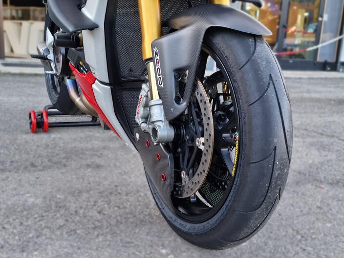 CNC RACING ZA750PR Ducati Streetfighter / Panigale V2 / V4 Carbon Front Brake Cooling System (Pramac Edition) – Accessories in the Motodeal Motorcycle Aftermarket Accessories and Parts Online Shop