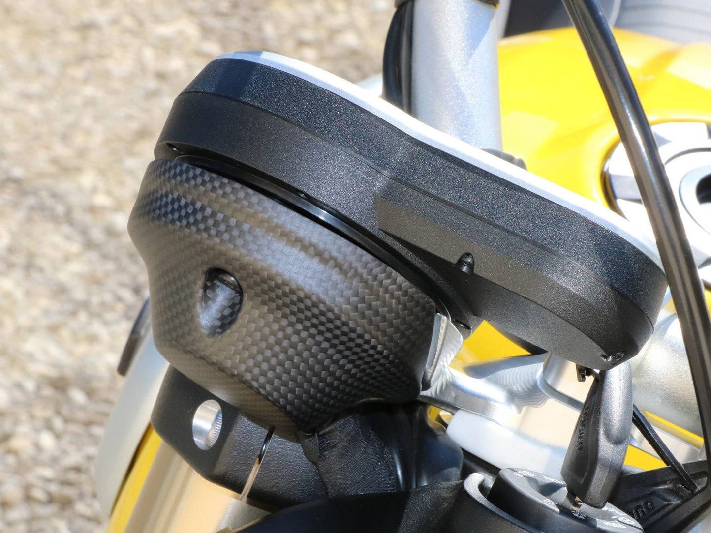 ZA810 - CNC RACING Ducati Scrambler Carbon Lower Dashboard Cover – Accessories in the Motodeal Motorcycle Aftermarket Accessories and Parts Online Shop