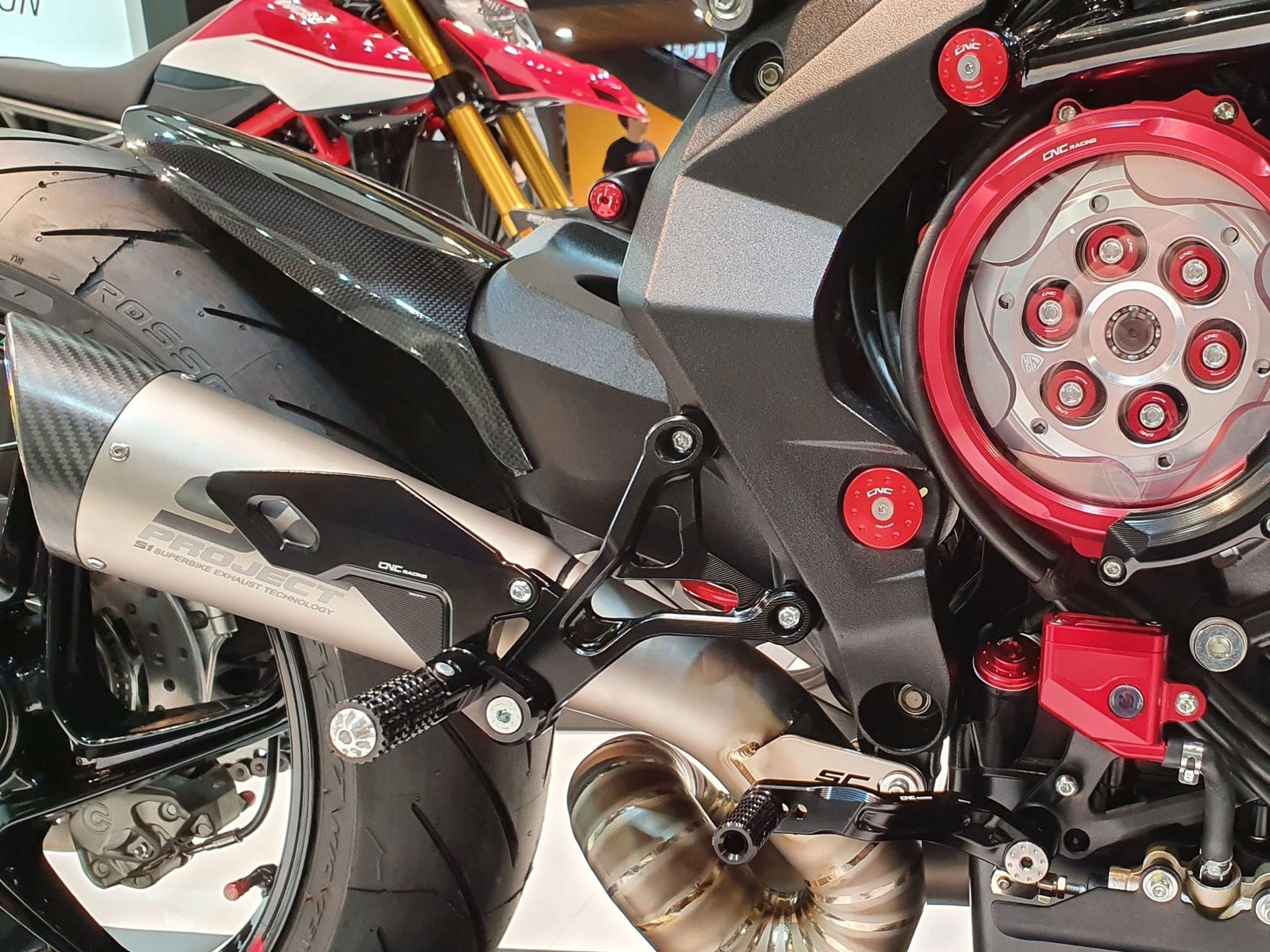 ZA835 - CNC RACING MV Agusta Carbon Rear Fender – Accessories in the Motodeal Motorcycle Aftermarket Accessories and Parts Online Shop
