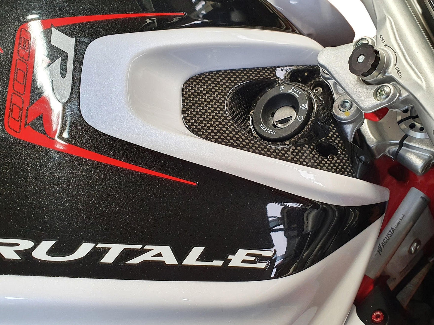 ZA868 - CNC RACING MV Agusta Brutale 800 / Dragster Carbon Ignition Switch Cover – Accessories in the Motodeal Motorcycle Aftermarket Accessories and Parts Online Shop