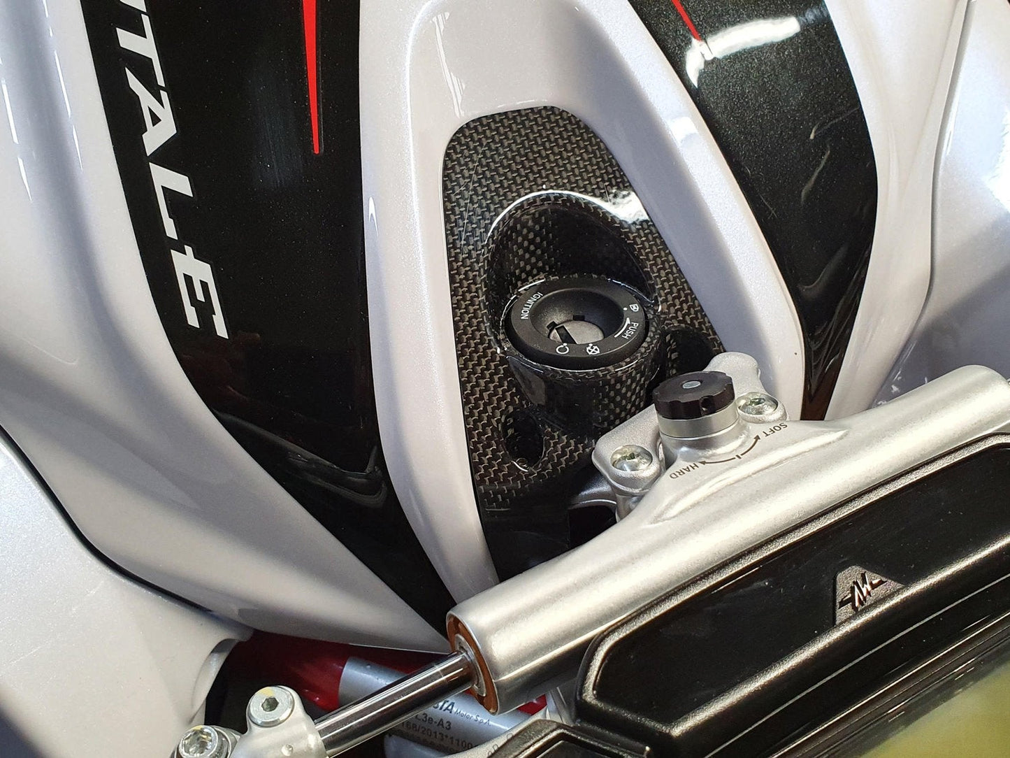 ZA868 - CNC RACING MV Agusta Brutale 800 / Dragster Carbon Ignition Switch Cover – Accessories in the Motodeal Motorcycle Aftermarket Accessories and Parts Online Shop