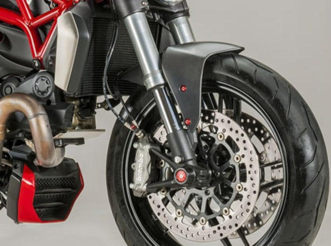 ZA962 - CNC RACING Ducati Monster 1200/821/797 Carbon Front Fender – Accessories in the Motodeal Motorcycle Aftermarket Accessories and Parts Online Shop