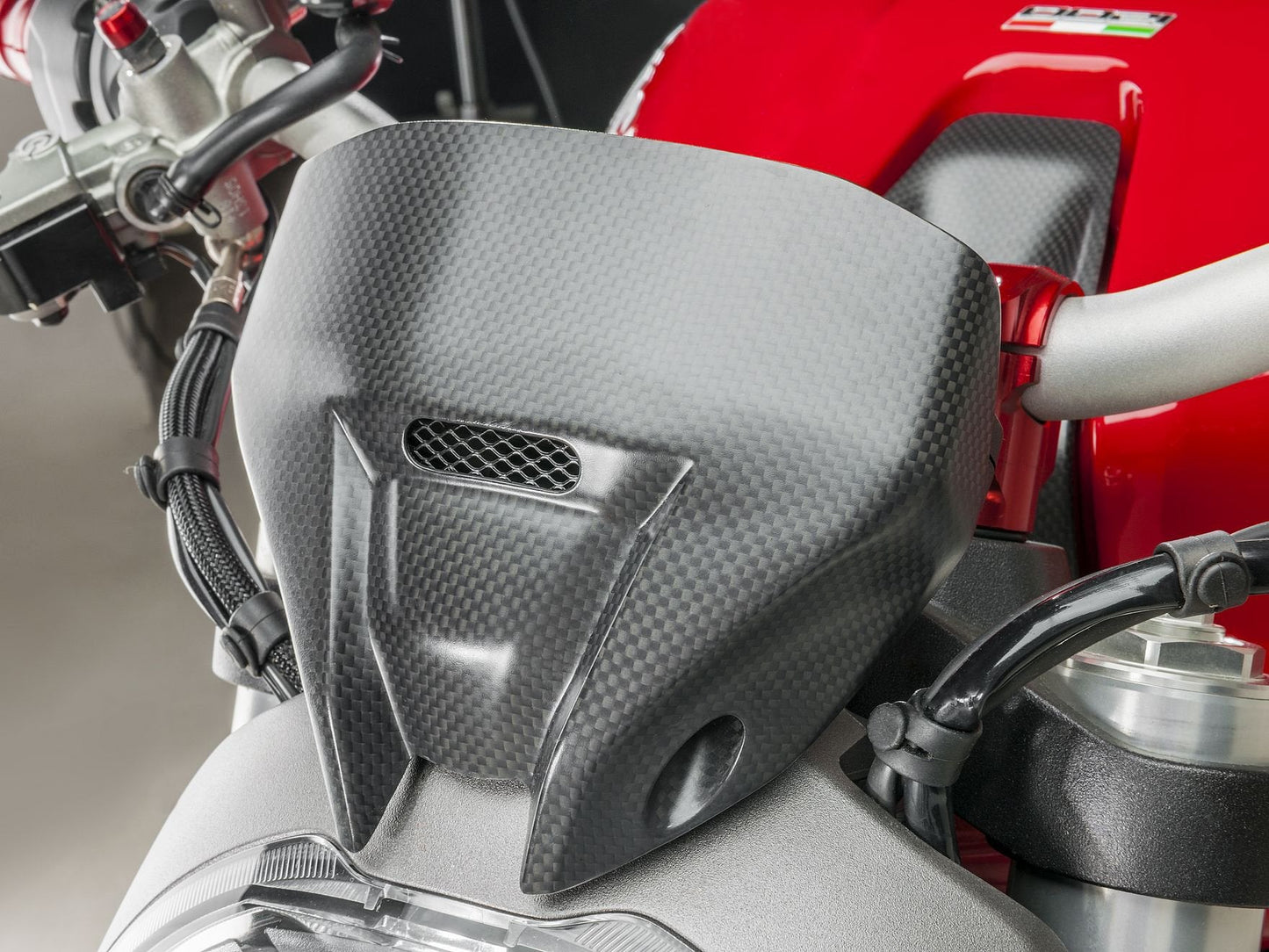 ZA968 - CNC RACING Ducati Monster 1200/821 Carbon Headlight Fairing – Accessories in the Motodeal Motorcycle Aftermarket Accessories and Parts Online Shop