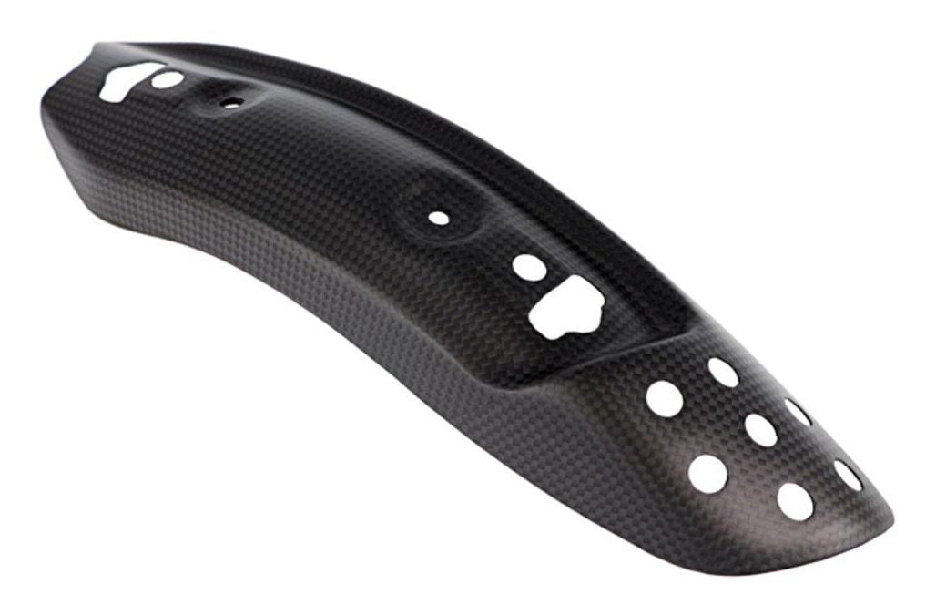 ZA976 - CNC RACING Ducati Monster 797 / Scrambler Carbon Exhaust Pipe Heat Guard Holder – Accessories in the Motodeal Motorcycle Aftermarket Accessories and Parts Online Shop