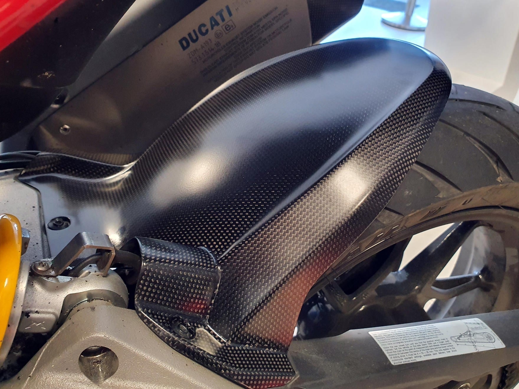 ZA991 - CNC RACING Ducati Multistrada V4 (2021+) Carbon Rear Mudguard – Accessories in the Motodeal Motorcycle Aftermarket Accessories and Parts Online Shop