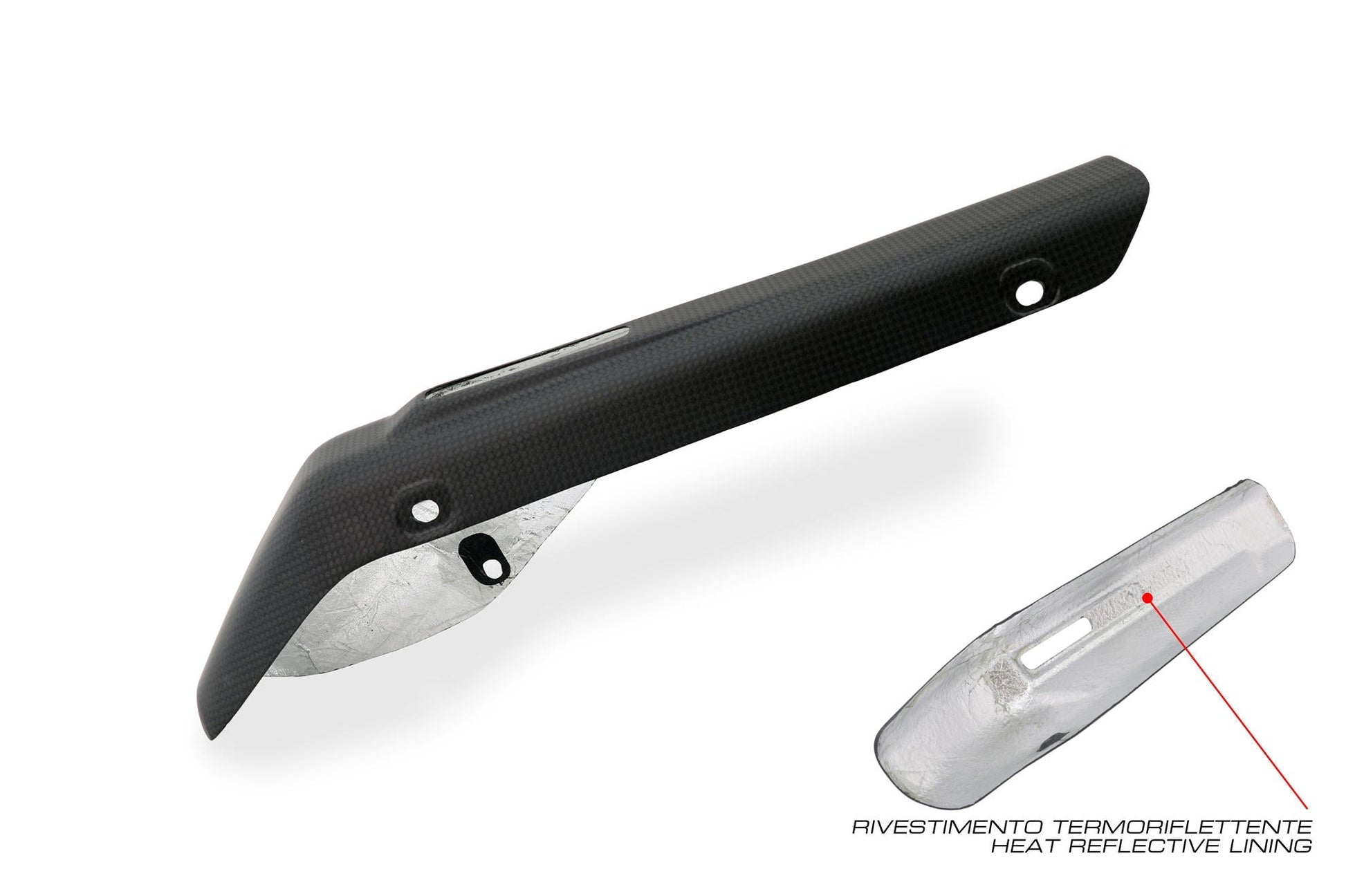 ZA998 - CNC RACING Ducati Multistrada V4 (2021+) Carbon Exhaust Silencer Heat Guard (for Akrapovic slip-on) – Accessories in the Motodeal Motorcycle Aftermarket Accessories and Parts Online Shop