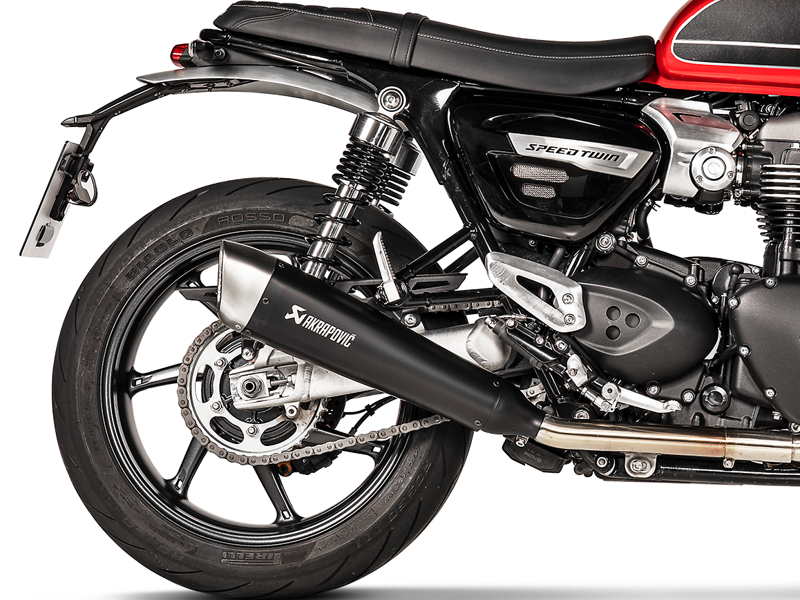 AKRAPOVIC S-T12SO2-HCQTBL Triumph Speed Twin / Thruxton RS (2020+) Slip-On Exhaust (titanium) – Accessories in the 2WheelsHero Motorcycle Aftermarket Accessories and Parts Online Shop