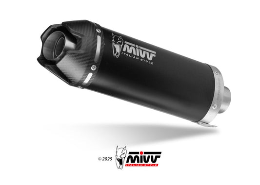 MIVV CF.004 CF MOTO 450NK ( 2023+ ) Slip-on Exhaust "AK-1" (black + carbon cap; approved) – Accessories in the 2WheelsHero Motorcycle Aftermarket Accessories and Parts Online Shop