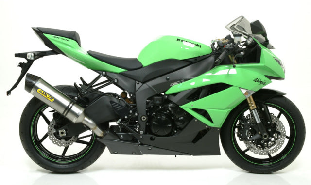 ARROW 71208CKZ Kawasaki ZX-6R (2019+) Titanium Full Exhaust System "Competition Evo Race-Tech" (racing) – Accessories in the 2WheelsHero Motorcycle Aftermarket Accessories and Parts Online Shop