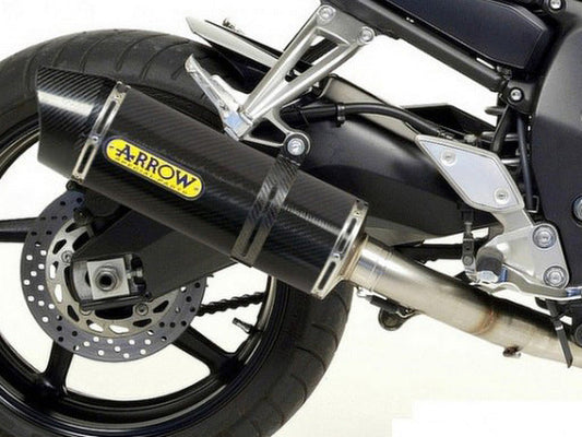 ARROW 71343MI+71708MK Yamaha FZ1/Fazer (2006+) Carbon Slip-on Exhaust "Maxi Race Tech" – Accessories in the 2WheelsHero Motorcycle Aftermarket Accessories and Parts Online Shop