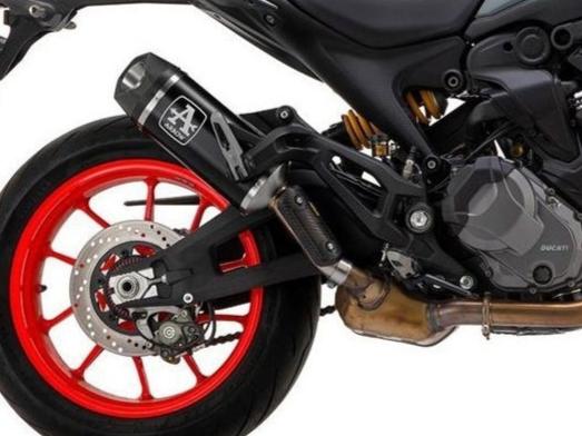 ARROW 71939PRN Ducati Monster 950 / 937 (2021+) Slip-on Exhaust "Round-sil" (black titanium) – Accessories in the 2WheelsHero Motorcycle Aftermarket Accessories and Parts Online Shop