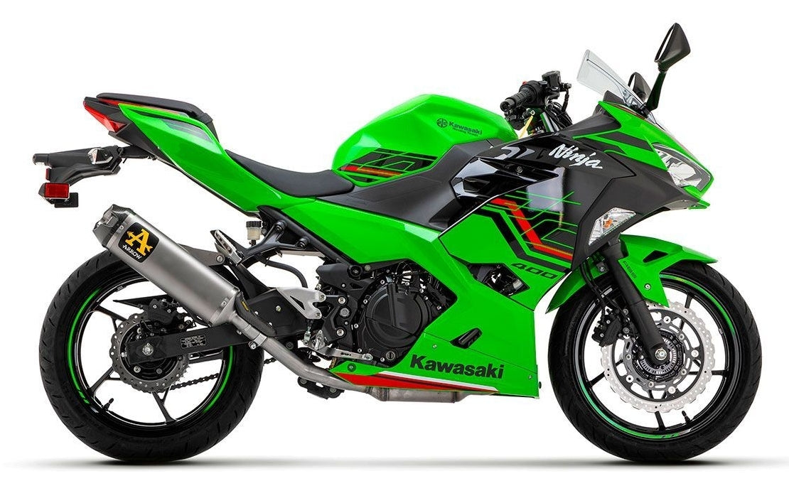 ARROW 71219CKZ Kawasaki Ninja 400 (2023+) Titanium Full Exhaust System "Competition Evo Works" (racing) – Accessories in the 2WheelsHero Motorcycle Aftermarket Accessories and Parts Online Shop