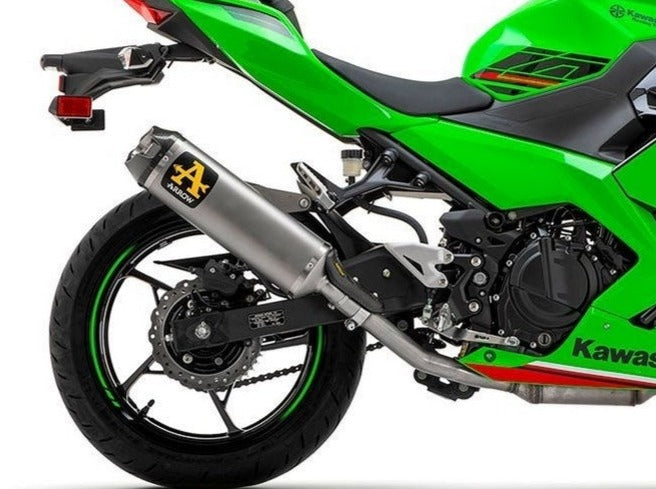 ARROW 71219CKZ Kawasaki Ninja 400 (2023+) Titanium Full Exhaust System "Competition Evo Works" (racing) – Accessories in the 2WheelsHero Motorcycle Aftermarket Accessories and Parts Online Shop