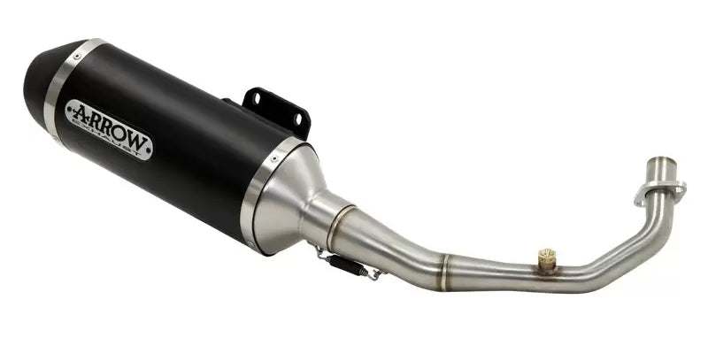 ARROW 53056KZ+53508ANN Honda Forza 125 (2018+) Aluminum Full Exhaust System "Competition Evo Urban" – Accessories in the 2WheelsHero Motorcycle Aftermarket Accessories and Parts Online Shop