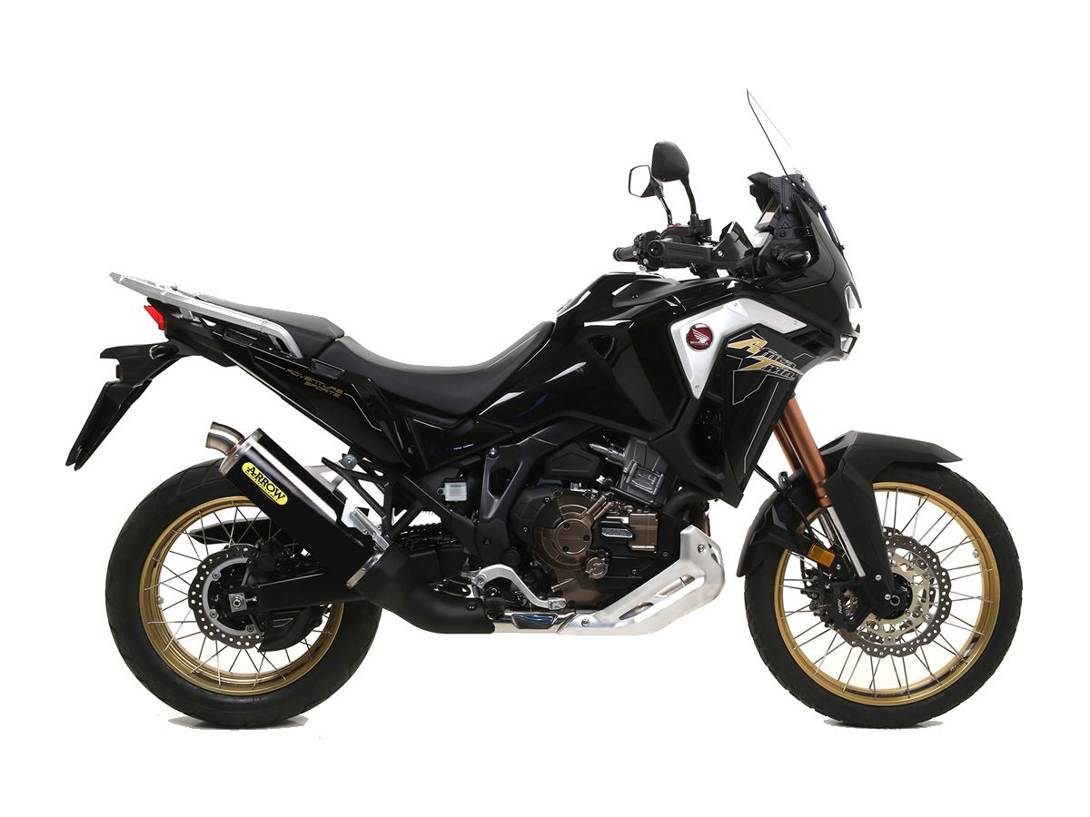 ARROW 72625AON Honda Africa Twin 1100/Adventure Sport (2020+) Dark Aluminum Slip-on Exhaust "Maxi Race Tech" – Accessories in the 2WheelsHero Motorcycle Aftermarket Accessories and Parts Online Shop