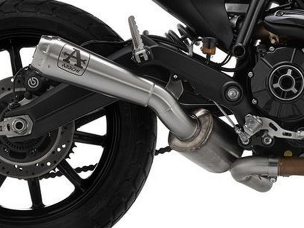 ARROW 71951PRI Ducati Scrambler 800 (2021+) Slip-on Exhaust "Pro Race" (stainless steel) – Accessories in the 2WheelsHero Motorcycle Aftermarket Accessories and Parts Online Shop