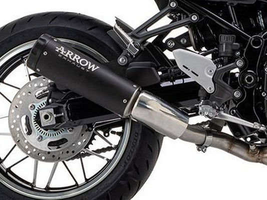 ARROW 74506RBN Kawasaki Z900RS (2021+) Dark Steel Slip-on Exhaust "Rebel" – Accessories in the 2WheelsHero Motorcycle Aftermarket Accessories and Parts Online Shop