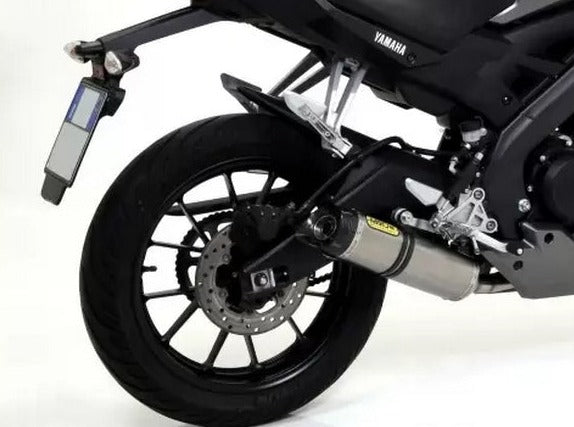 ARROW 51012MI+51513AO Yamaha MT125 (2014+) Aluminum Full Exhaust System "Competition Evo Thunder" (racing) – Accessories in the 2WheelsHero Motorcycle Aftermarket Accessories and Parts Online Shop