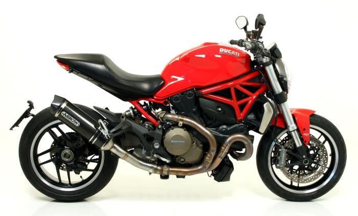 ARROW 71451KZ+71768MK Ducati Monster 1200 (14/16) Slip-on Exhaust "Race Tech" (carbon) – Accessories in the 2WheelsHero Motorcycle Aftermarket Accessories and Parts Online Shop