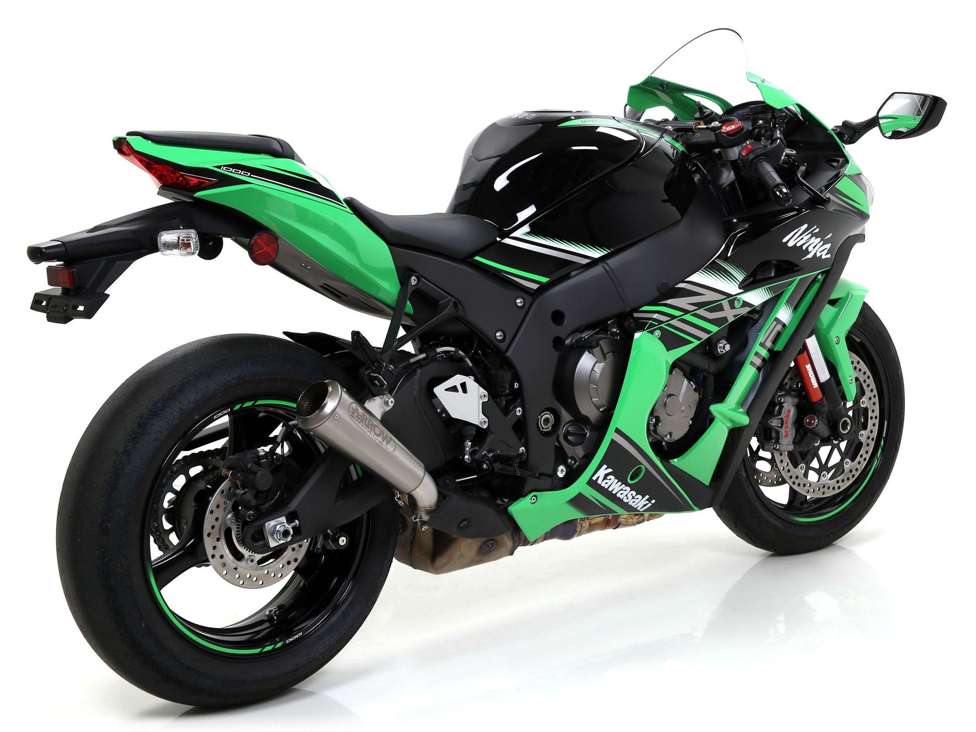 ARROW 71637MI+71841PR Kawasaki ZX10R (2016+) Titanium Slip-on Exhaust "Pro Race" – Accessories in the 2WheelsHero Motorcycle Aftermarket Accessories and Parts Online Shop