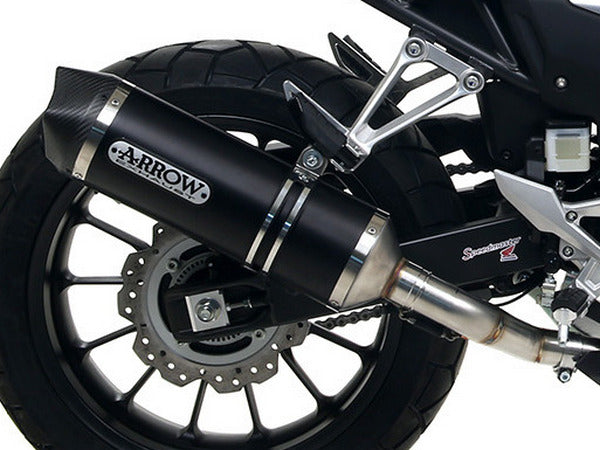 ARROW 71665MI+71859AKN Honda CB500X (2017+) Dark Aluminum Slip-on Exhaust "Race Tech" – Accessories in the 2WheelsHero Motorcycle Aftermarket Accessories and Parts Online Shop