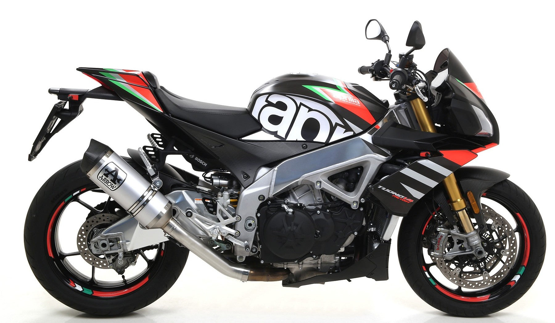 ARROW 71746KZ+71906AK Aprilia Tuono V4 (19/20) Slip-on Exhaust "Race Tech" (aluminum) – Accessories in the 2WheelsHero Motorcycle Aftermarket Accessories and Parts Online Shop