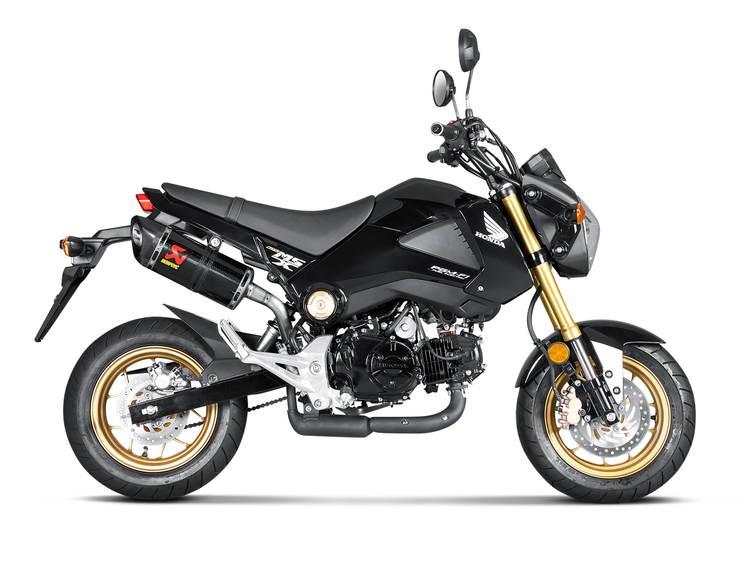 AKRAPOVIC S-H125SO1-HAPC Honda MSX125 / Grom (2015+) Slip-on Exhaust (carbon) – Accessories in the 2WheelsHero Motorcycle Aftermarket Accessories and Parts Online Shop
