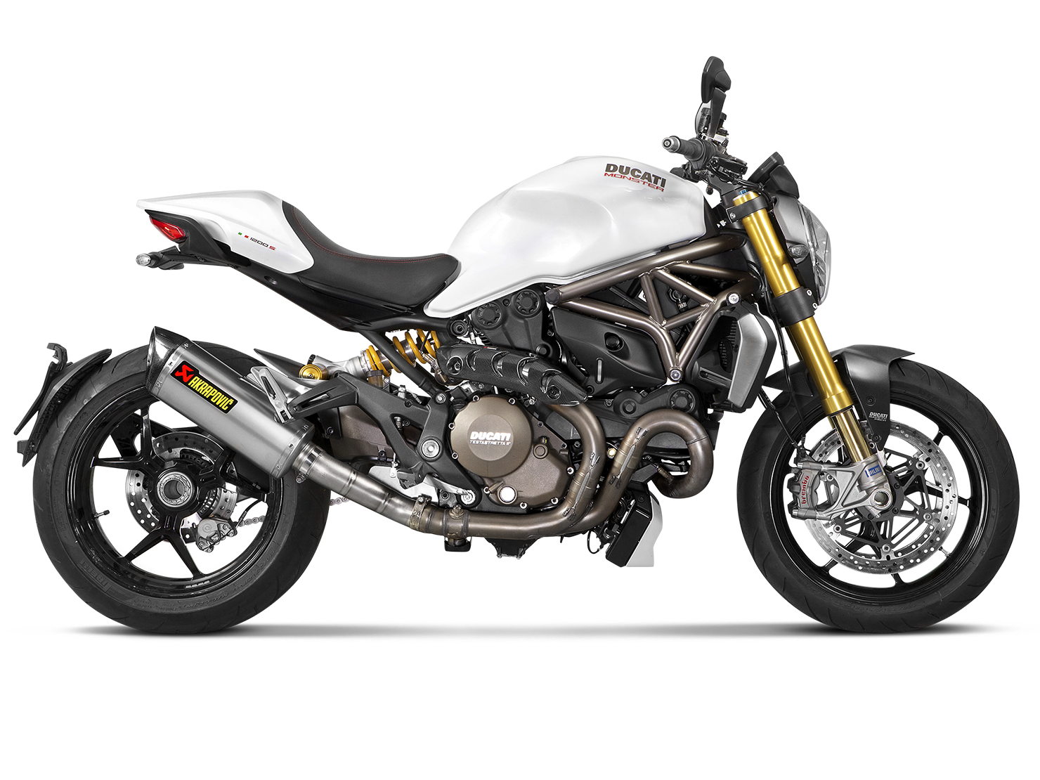 AKRAPOVIC L-D12SO2 Ducati Monster 1200 (14/16) Titanium Exhaust Link Pipe – Accessories in the 2WheelsHero Motorcycle Aftermarket Accessories and Parts Online Shop