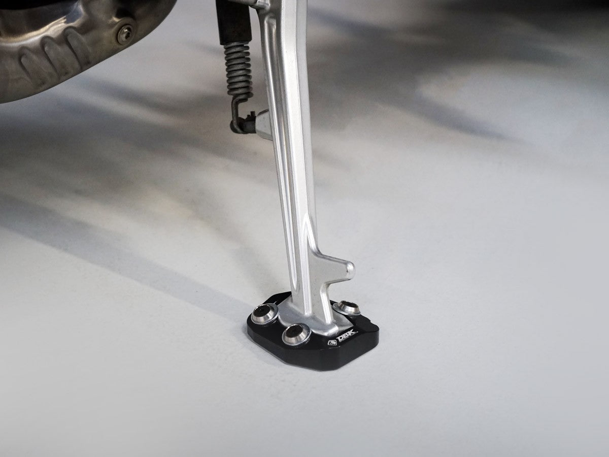 BAC08 - DBK Moto Guzzi V100 Mandello (2022+) Increased Kickstand Support Base – Accessories in the Motodeal Motorcycle Aftermarket Accessories and Parts Online Shop