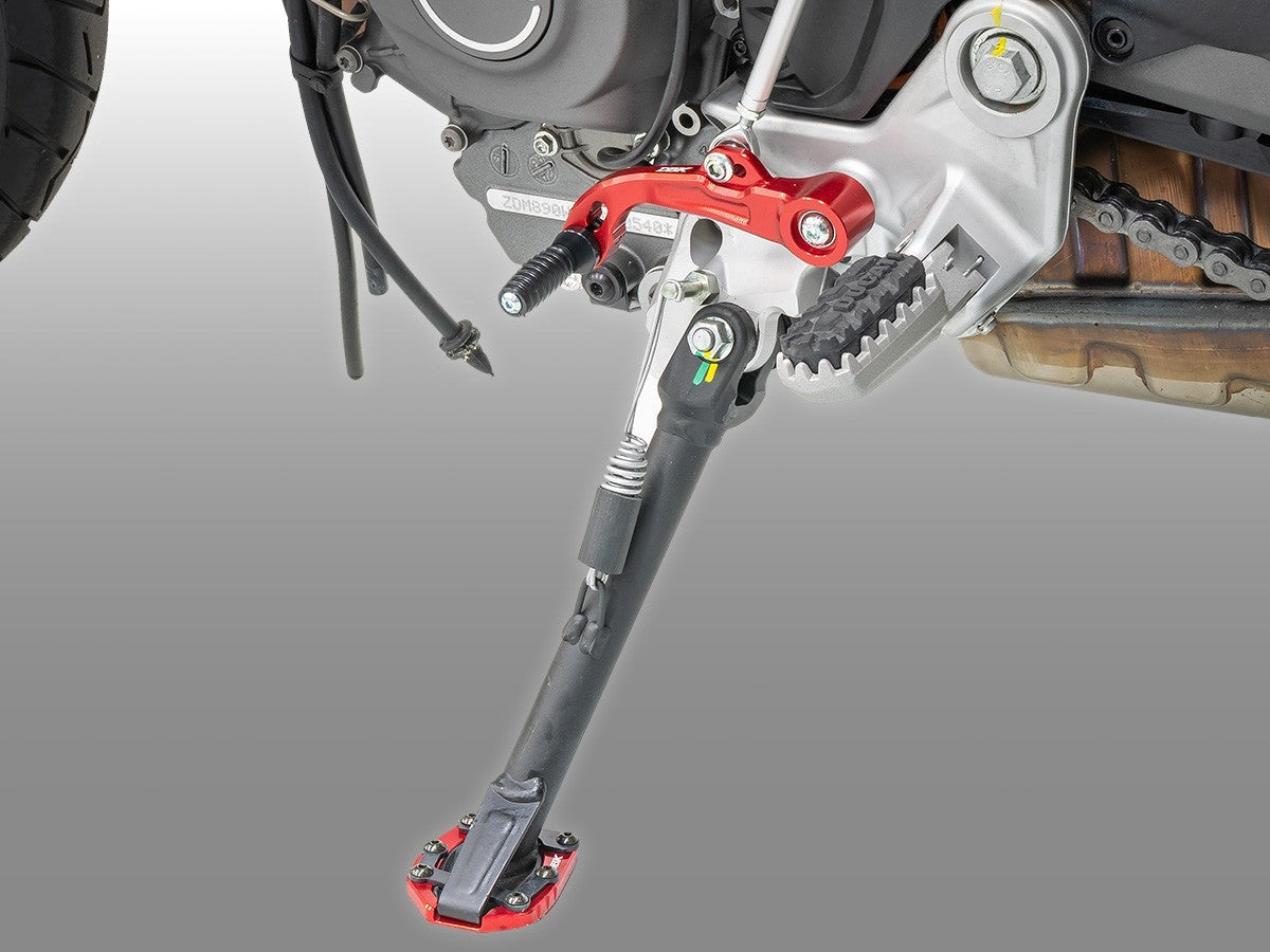 DBK DUCABIKE BAC11 Ducati Multistrada V2 / V2S (2025+) Enlarged Kickstand Pad – in the Motodeal Motorcycle Aftermarket Accessories and Parts Online Shop