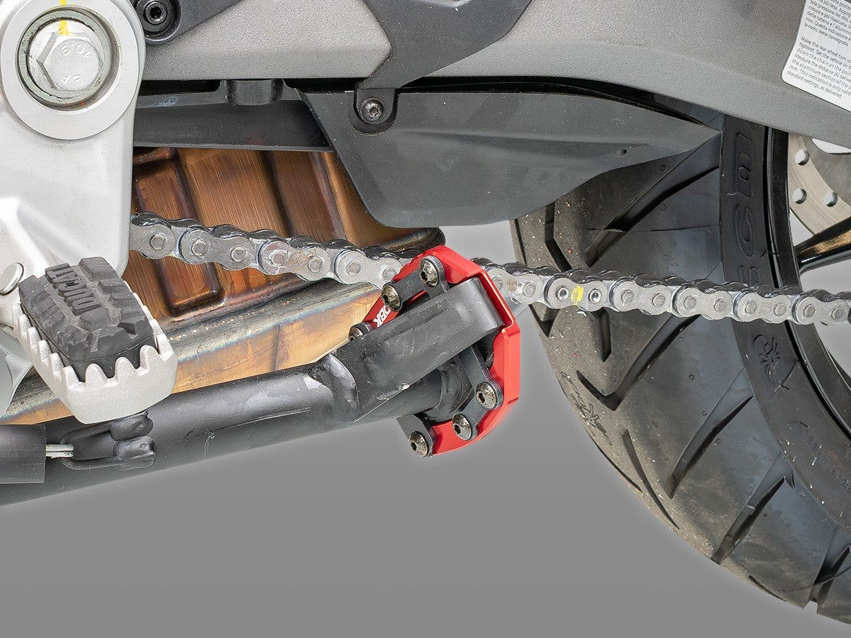 DBK DUCABIKE BAC11 Ducati Multistrada V2 / V2S (2025+) Enlarged Kickstand Pad – in the Motodeal Motorcycle Aftermarket Accessories and Parts Online Shop