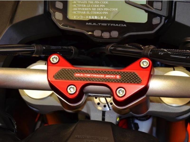 BM09 - DUCABIKE Ducati Multistrada 1200 (15/18) Handlebar Clamp – Accessories in the Motodeal Motorcycle Aftermarket Accessories and Parts Online Shop