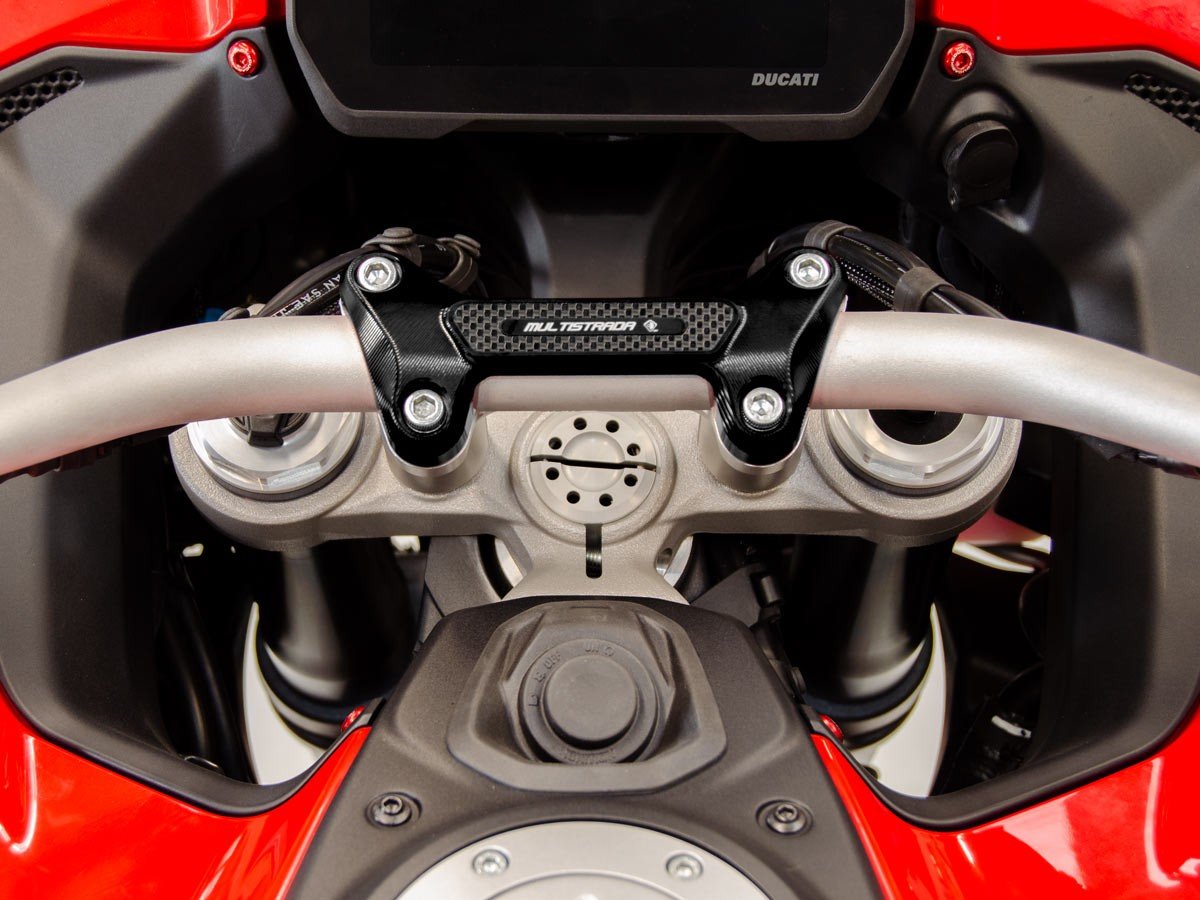 BM15 - DUCABIKE Ducati Multistrada V4 (2021+) Handlebar Clamp – Accessories in the Motodeal Motorcycle Aftermarket Accessories and Parts Online Shop