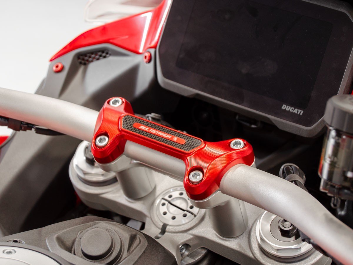 BM15 - DUCABIKE Ducati Multistrada V4 (2021+) Handlebar Clamp – Accessories in the Motodeal Motorcycle Aftermarket Accessories and Parts Online Shop